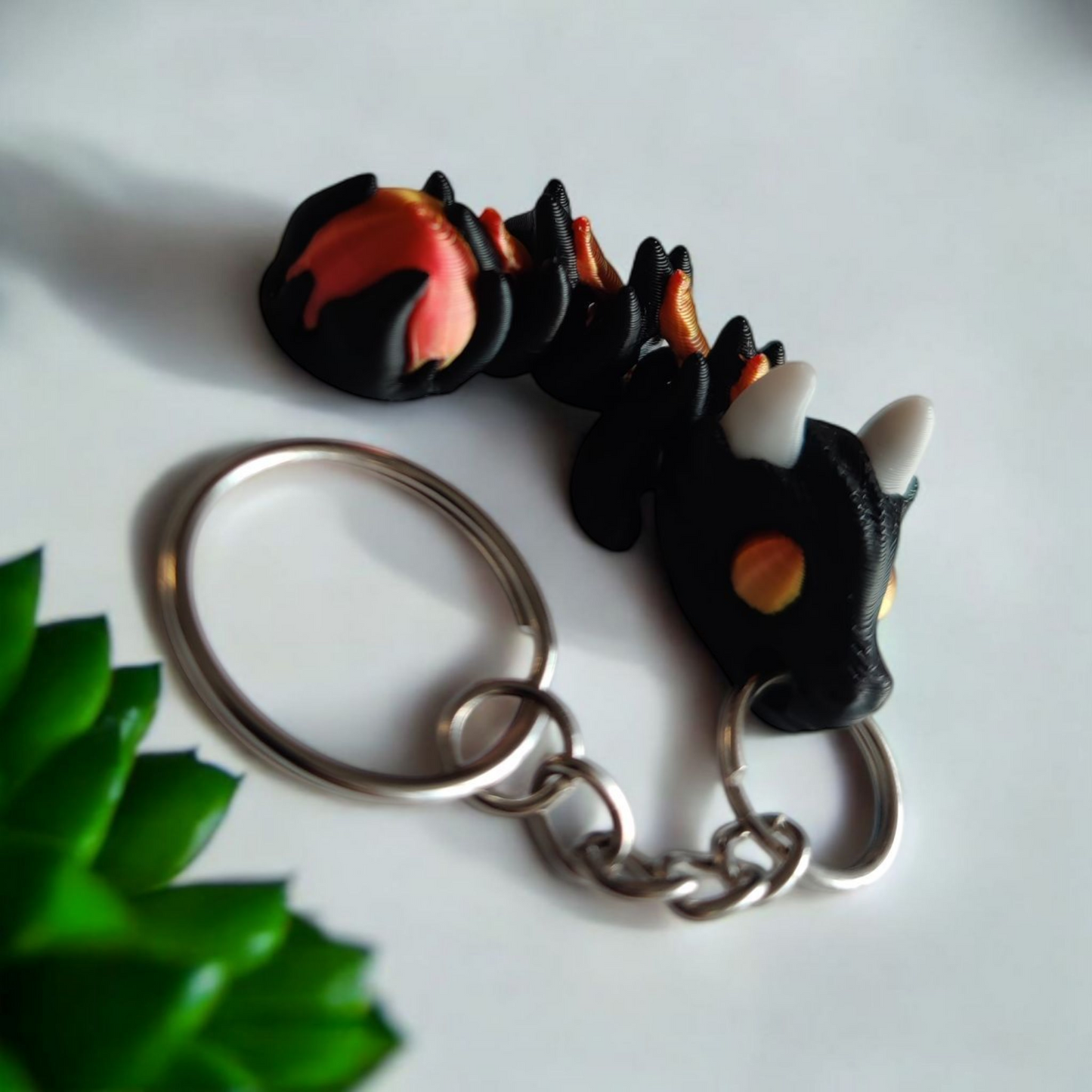 Articulated Dragon Keychain