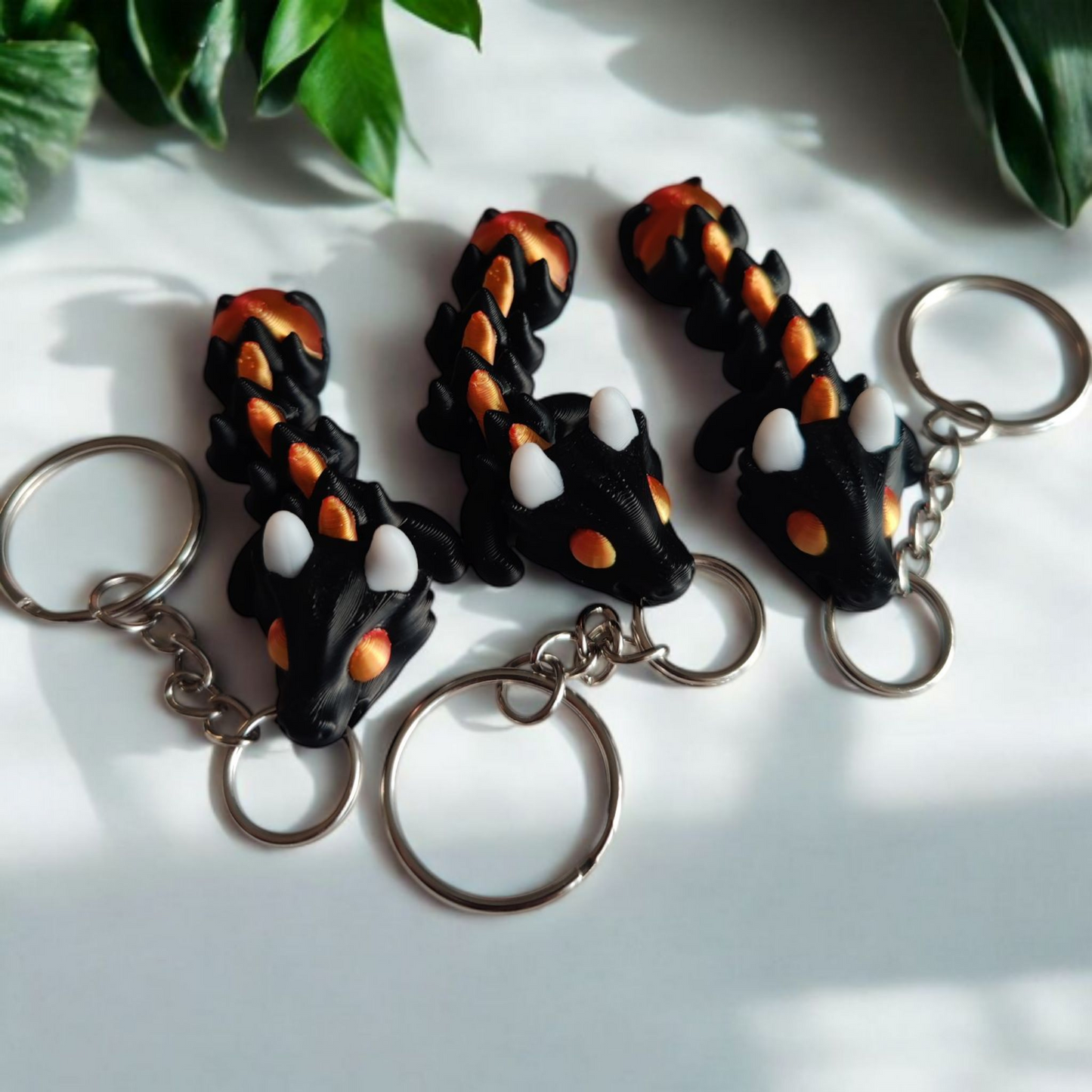 Articulated Dragon Keychain