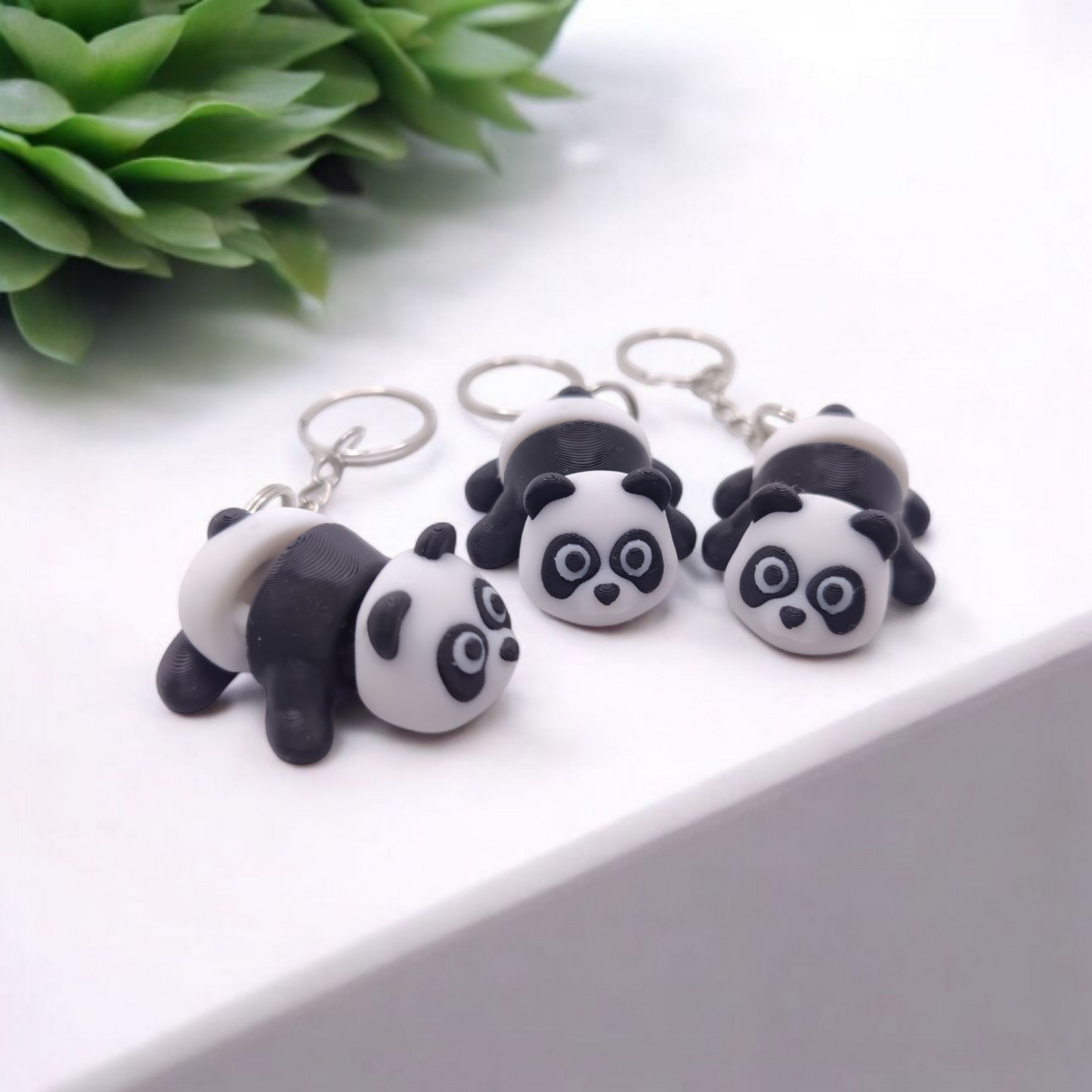 Flexi Panda Keychain