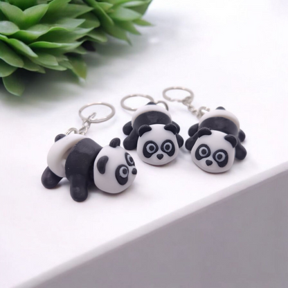 Flexi Panda Keychain
